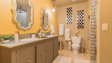 Towels, soap, toilet paper