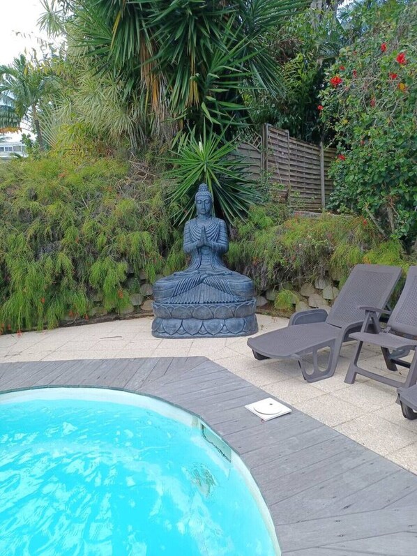 Pool - Sous les Cocotiers Flamboyant 3 chambres (Sainte-Rose)