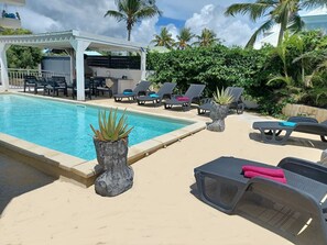 Pool - Villa vue mer 180°, piscine (Saint-François)