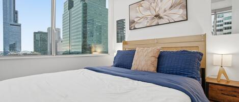 2 bedrooms, iron/ironing board, bed sheets