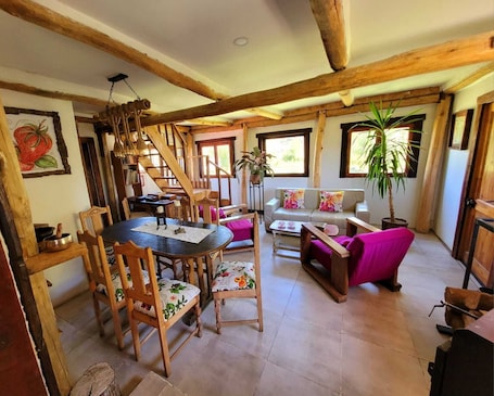 Área de sala de estar. Casa Berries