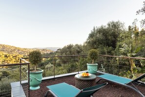 Property grounds - Architect's house with infinity pool, sea view (Bormes-les-Mimosas)