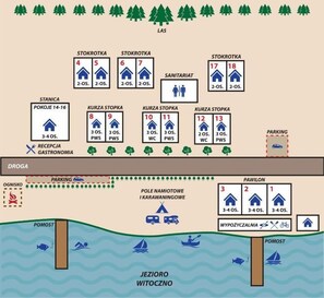 Property map - Stanica Wodna PTTK Swornegacie (Swornegacie)