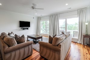 DVD player, ping pong - Easy Beach Access | Private Hot Tub + Elevator Retreat (Tybee Island)
