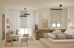 Superior Villa, Balcony, Sea View | In-room safe, soundproofing, iron/ironing board, free WiFi - Evira Suites (Santorini)