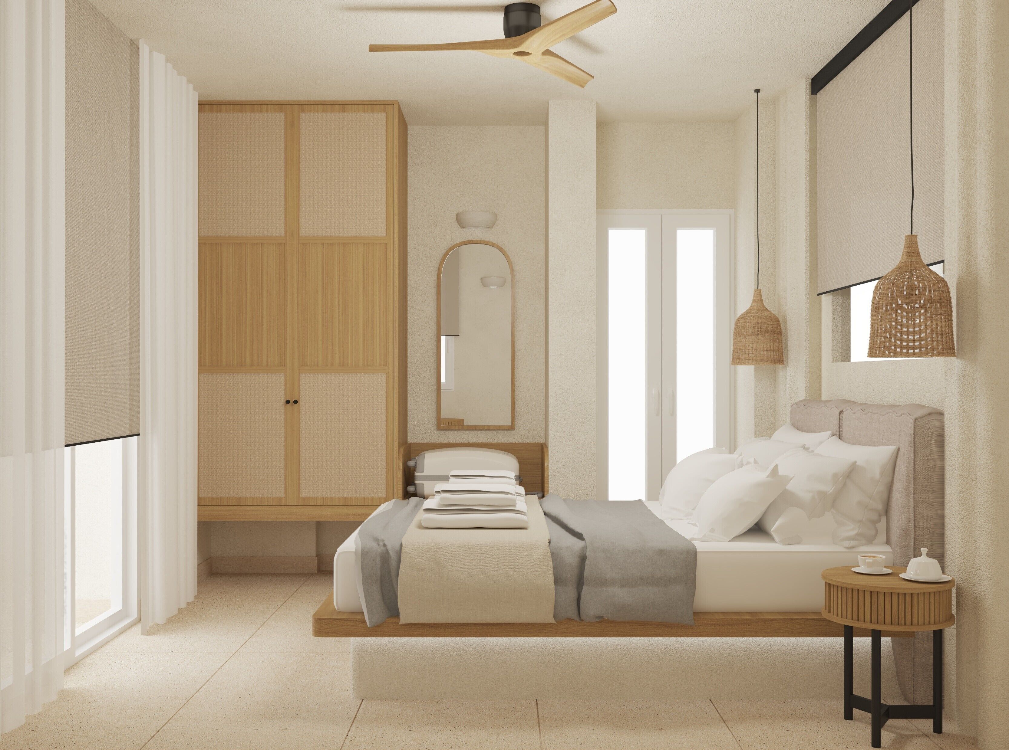 高级别墅, 阳台, 海景 | 客房内保险箱、隔音、熨斗/熨衣板、免费 WiFi