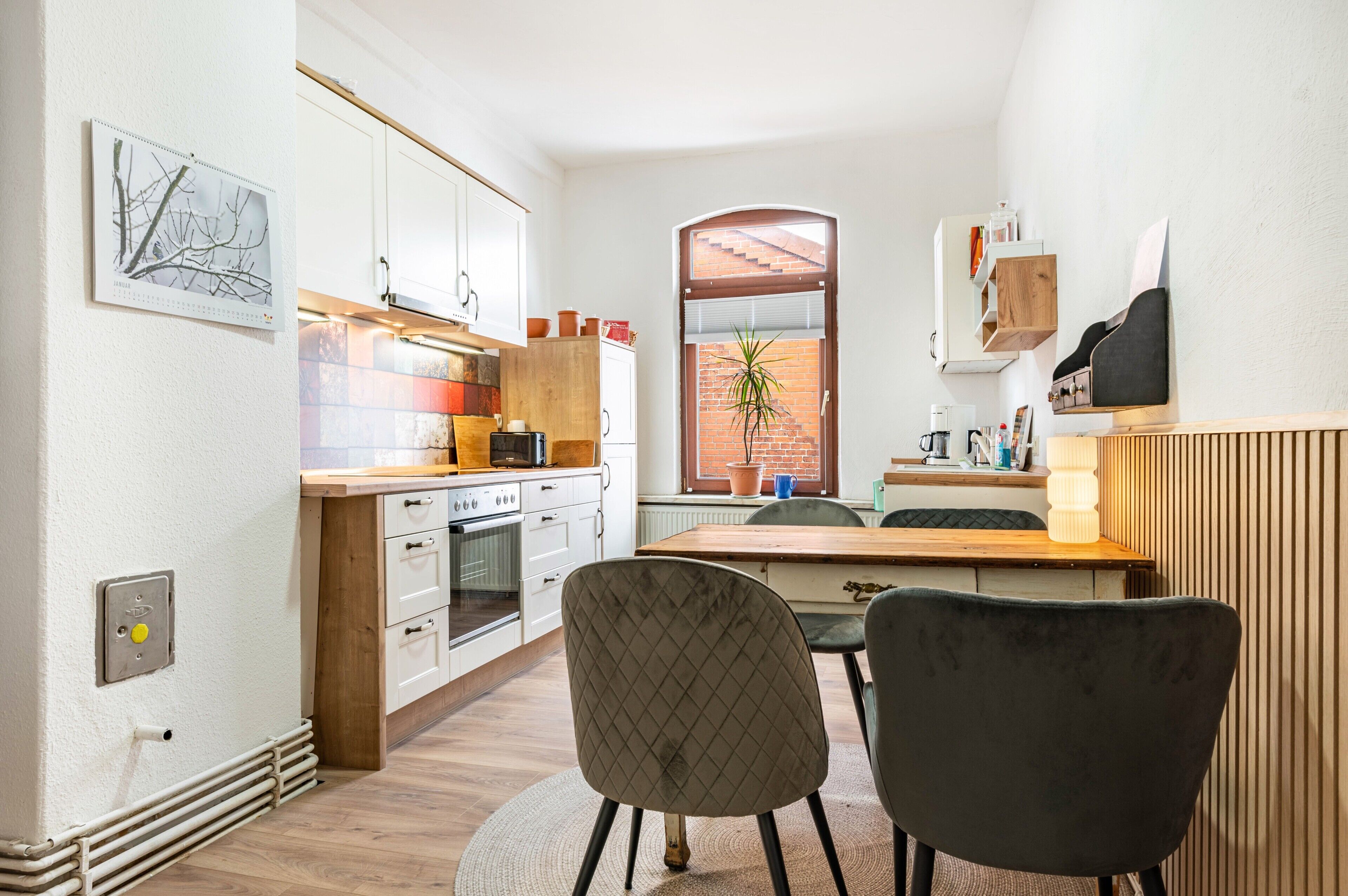 Kühlschrank, Ofen, Herdplatte, Geschirrspüler