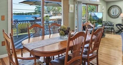 3-bedroom house on Webster Lake with amazing views, beach and boat launch access