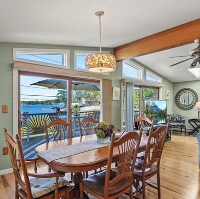 3-bedroom house on Webster Lake with amazing views, beach and boat launch access
