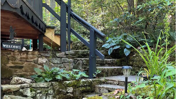 Property grounds - Location! Location! Near food, coffee, breweries! Entire Cabin in Burnsville,NC (Burnsville)