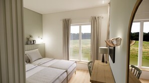 4 makuuhuonetta, vauvan matkasänky, Wi-Fi, vuodevaatteet