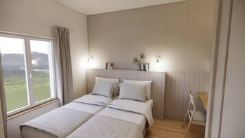 4 間睡房、可攜式嬰兒床、Wi-Fi、床單