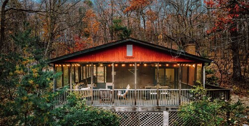 Blue Smoke Mountain-Side Cabin, Hot Tub, Huge Screened Porch