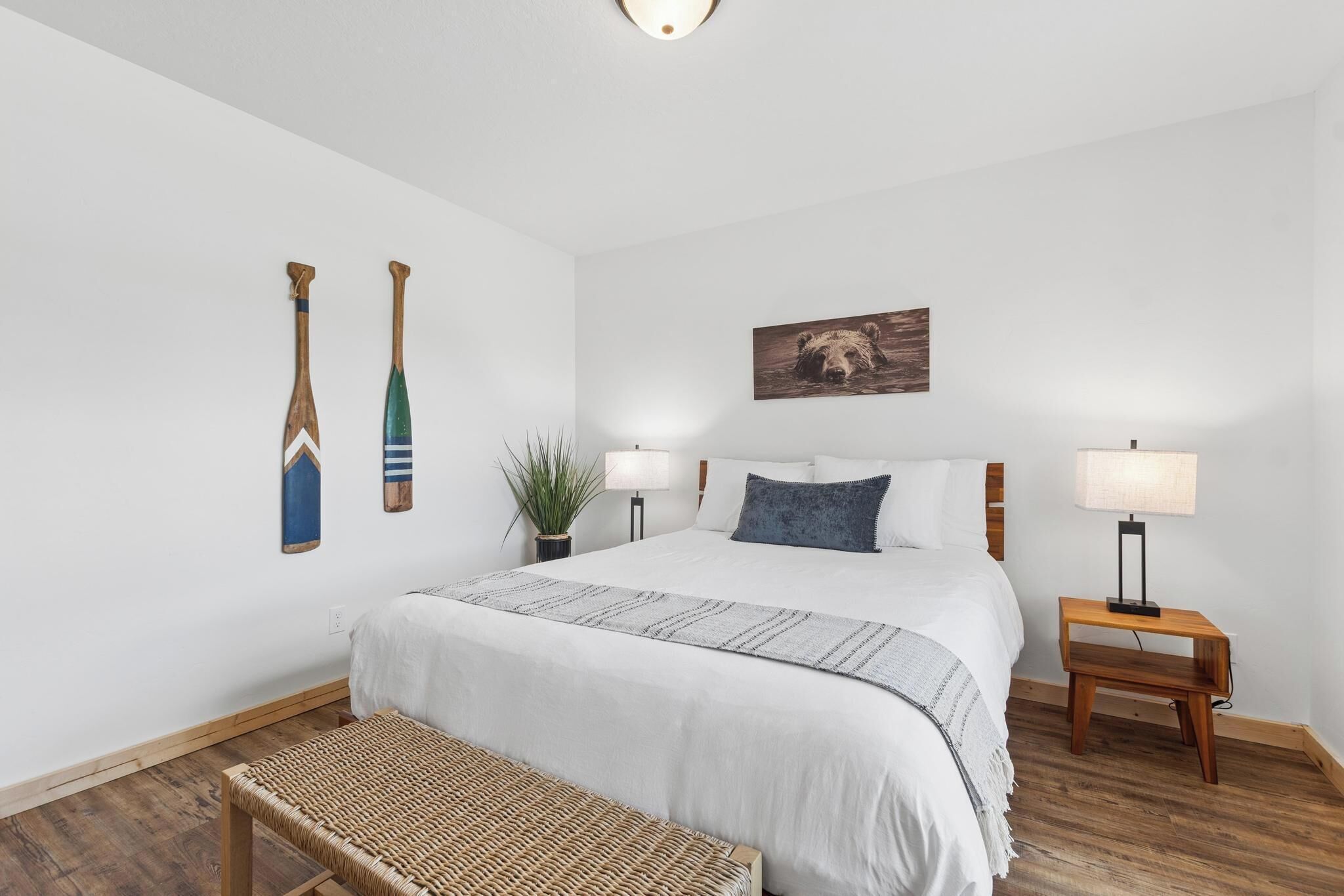 2 bedrooms, iron/ironing board, free WiFi, bed sheets