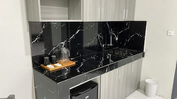 Quarto executivo | Cozinha privada | Lava-louças