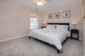 2 bedrooms, WiFi, bed sheets - 2BR Designed for Comfort & Work (Charlotte)