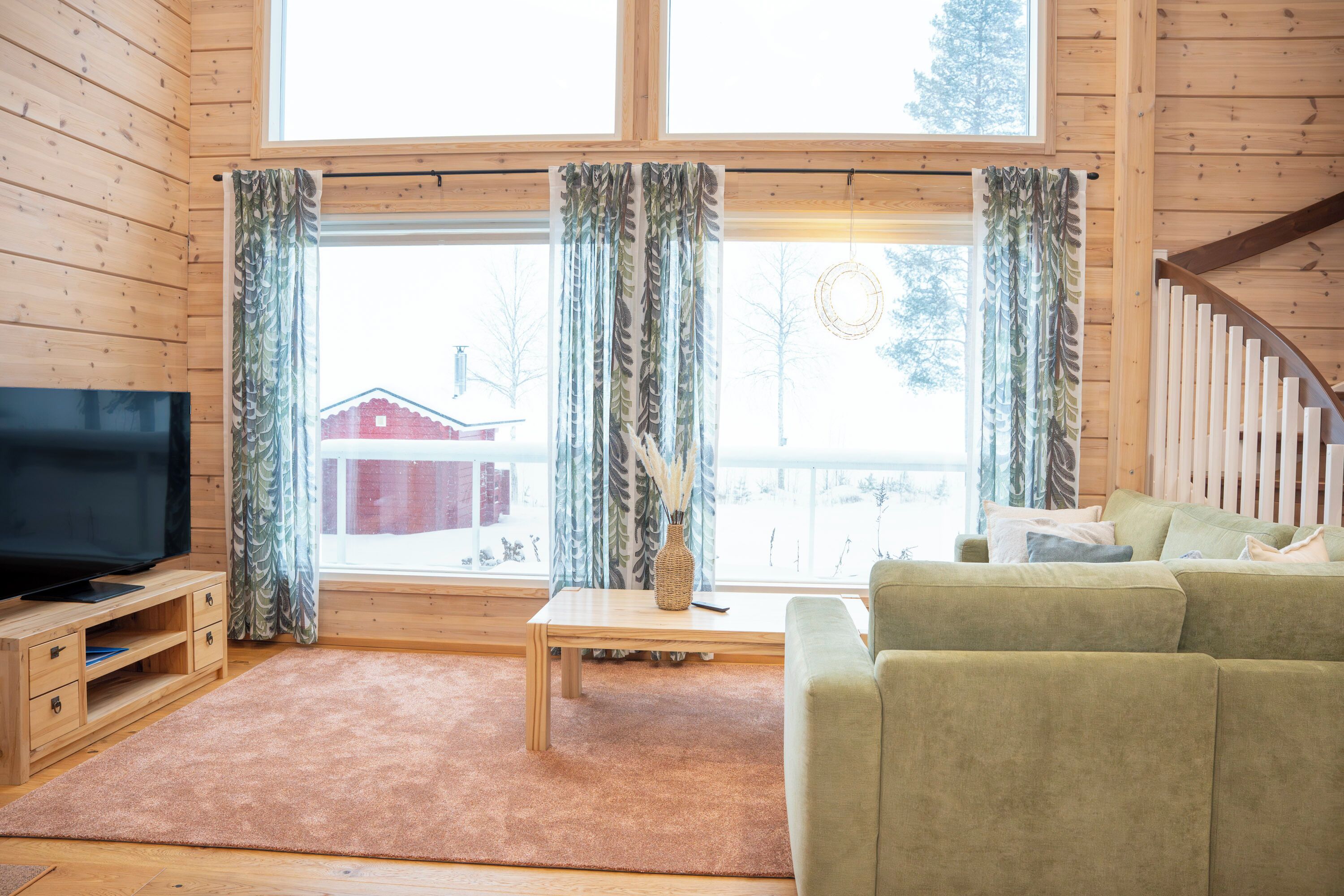 高級獨棟房屋, 3 間臥室, 湖景, 湖畔 | 起居區