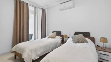2 chambres, fer et planche Ă repasser, Wi-Fi gratuit, draps fournis