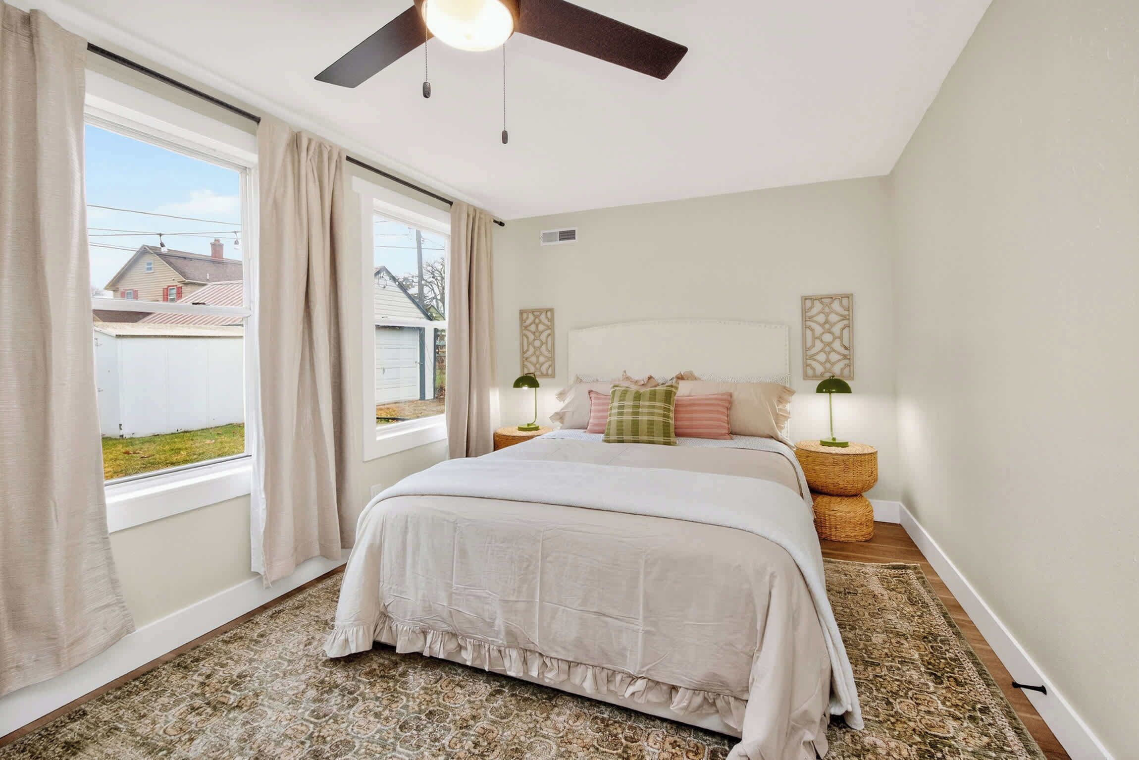 2 soveværelser, skrivebord, strygejern/strygebræt, gratis Wi-Fi