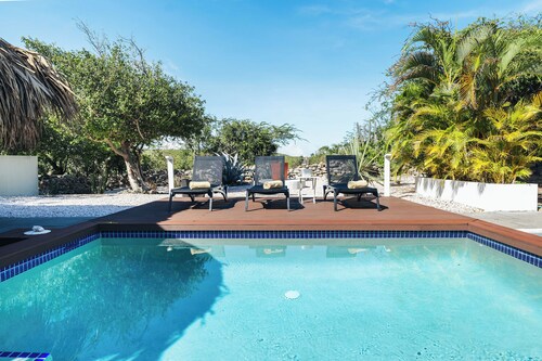 Modern 3 bedroom villa with private pool at gated Coral Estate Beach Resort