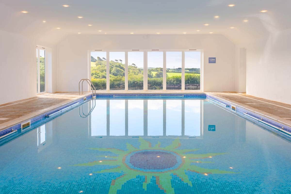 Indoor pool, a heated pool