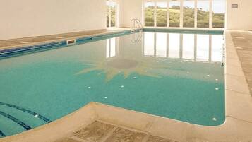 Indoor pool, a heated pool