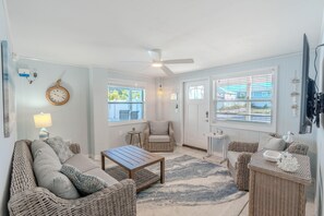 House, Multiple Beds (Blue Pearl Manor Lower) | Living area - Blue Pearl Manor Lower (Fort Myers Beach)
