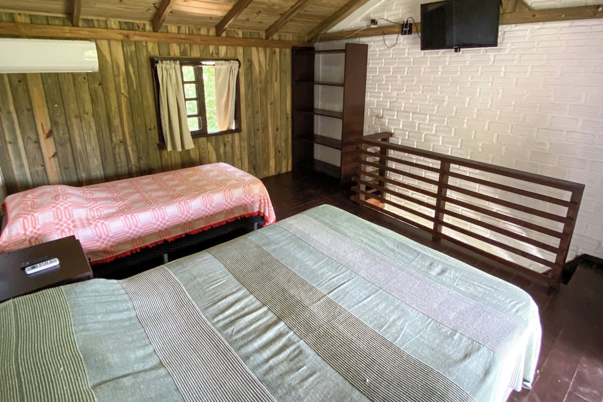 Basic Quadruple Room, Balcony, Garden View