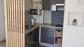 Réfrigérateur, micro-ondes, four, cafetière/bouilloire