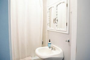Hair dryer, towels, soap, toilet paper - Secluded 2-bedroom cabin on 20 acres with AC and hot tub in peaceful Mathias (Mathias)