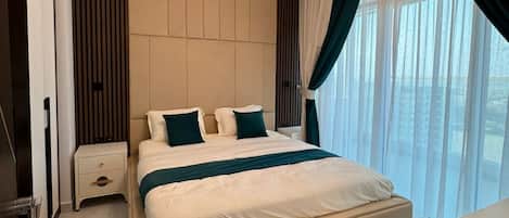 1 Schlafzimmer, kostenloses WLAN, Bettwäsche, Rollstuhlgeeignet