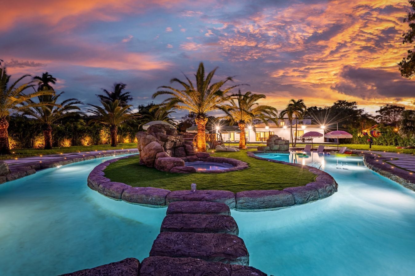 Alberca al aire libre 