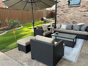 Terrace/patio - The Eagle Nest - a luxury estate near Highland Village with room for 20 guests (Lewisville)