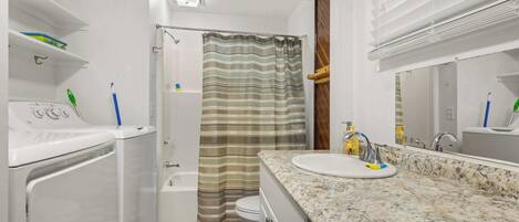 Shower, towels