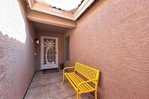 Terrace/patio - 3BR w/ Private Pool + Golf Course Views - 8 Mins to Olive Mill. Pet-friendly! (Queen Creek)
