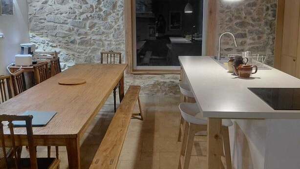 Dining - Large mountain house for 12, comfort, peace & nature (Urdos)