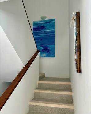 Interior - Shati House. A cozy space in front of the sea (Chicxulub)