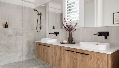Bathroom. Modern 2BR Apartment in Ulbroka