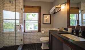 Shower, hair dryer, towels, soap - Historic 3BR in Downtown Charlottesville - Perfect for traveling professionals! (Charlottesville)
