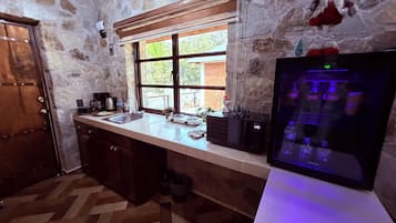 Habitación familiar | Cocina privada | Frigobar y microondas