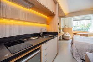 1 bedroom, free WiFi, bed sheets, wheelchair access - Flat c/ Piscina e Academia na Chácara Klabin (São Paulo)