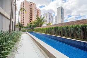 A heated pool - Flat c/ Piscina e Academia na Chácara Klabin (São Paulo)