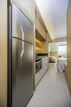 1 bedroom, free WiFi, bed sheets, wheelchair access - Flat c/ Piscina e Academia na Chácara Klabin (São Paulo)