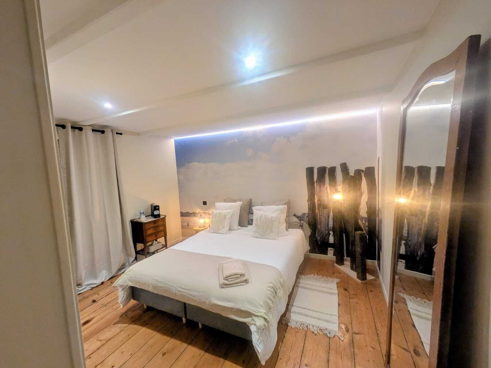 2 chambres, lit parapluie, Wi-Fi gratuit, draps fournis