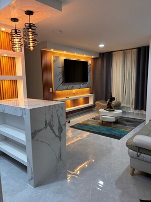 Apartment, 3 Bedrooms, Balcony, City View | Living area - Apto Premium Ibagué lujoso y moderno (Ibague)