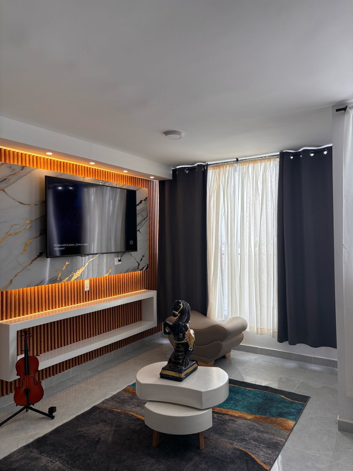 Apartment, 3 Schlafzimmer, Balkon, Stadtblick | Wohnbereich