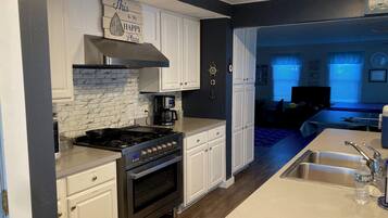 Microwave, oven, stovetop