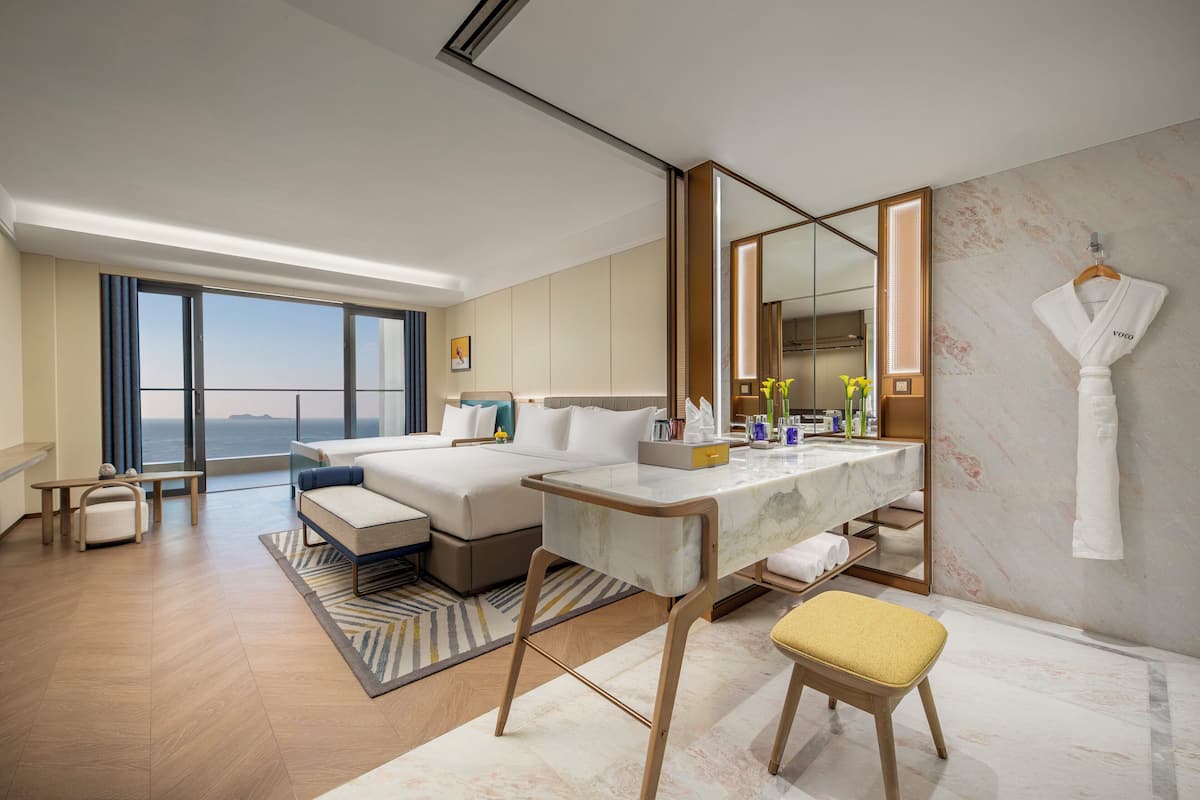 Habitación estándar, varias camas, balcón, frente al océano (Kids Theme)