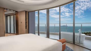 Suite Majestueuse, en front de mer (Haven) | Vue sur la plage/lâocĂ©an