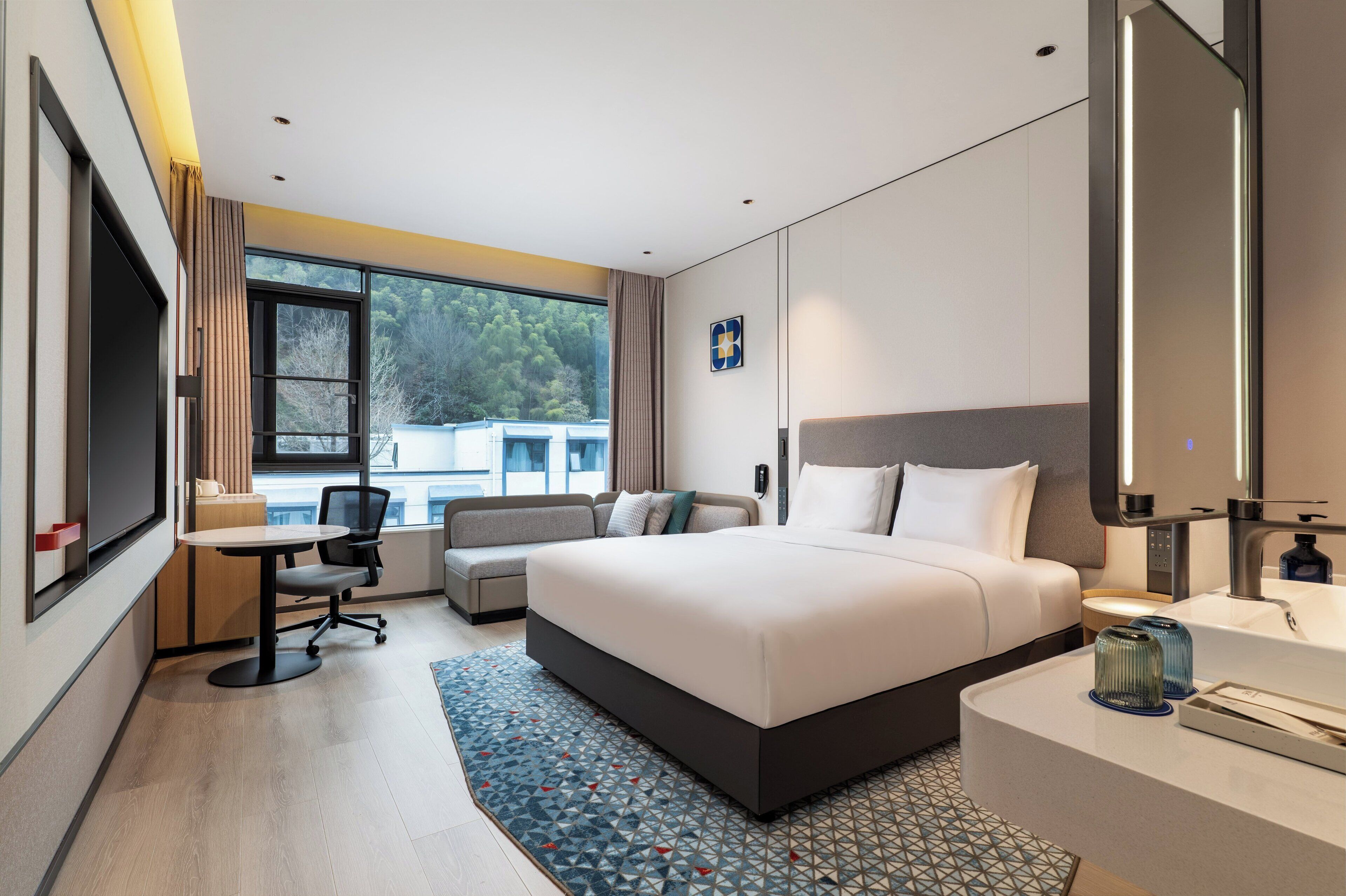 Habitación estándar, 1 cama de matrimonio grande con sofá cama